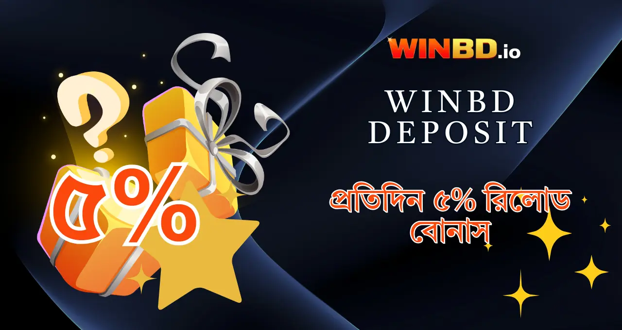 WinBD 5% Daily Reload Bonus